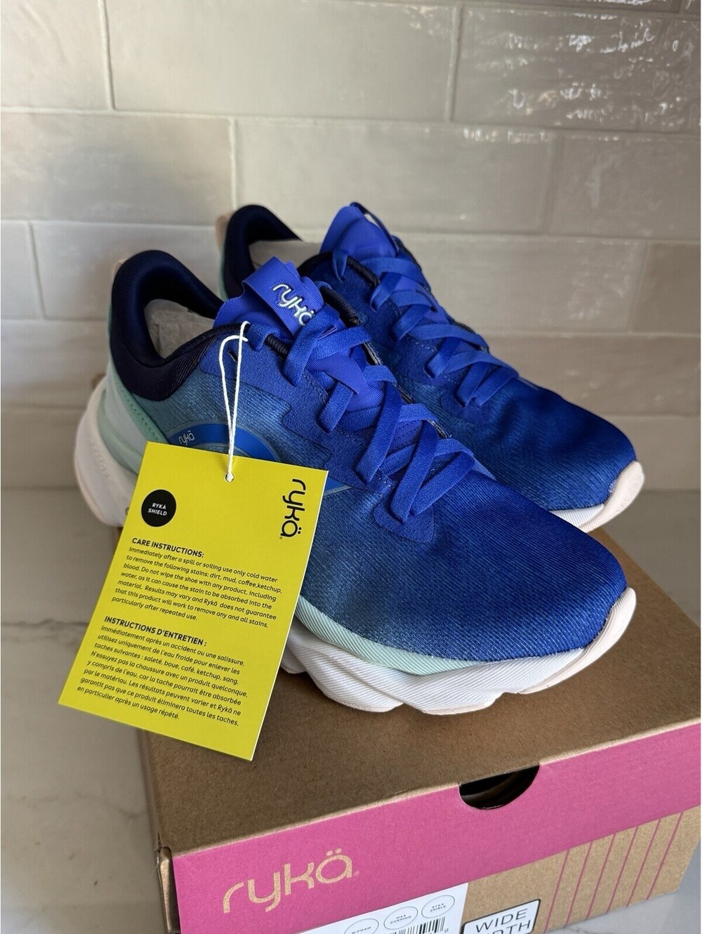 Ryka Elevate LX Windsor Dazzling Blue Women’s Walking Shoe Size 6W